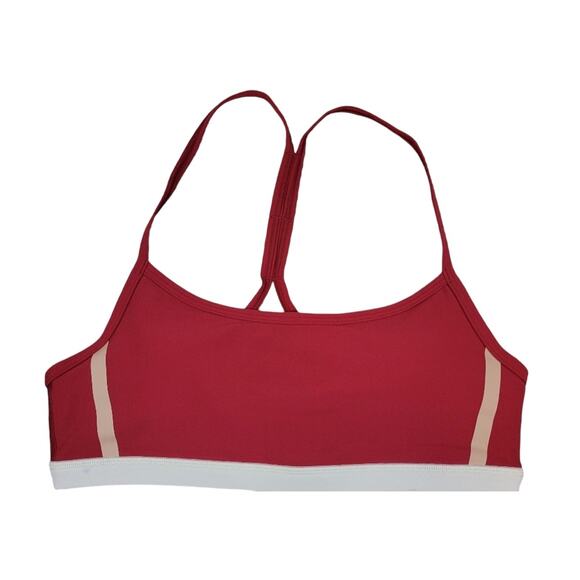 Johnny Was Calme Endurance Cross Back Sports Bra, Red Size Medium, NWT - Picture 1 of 6